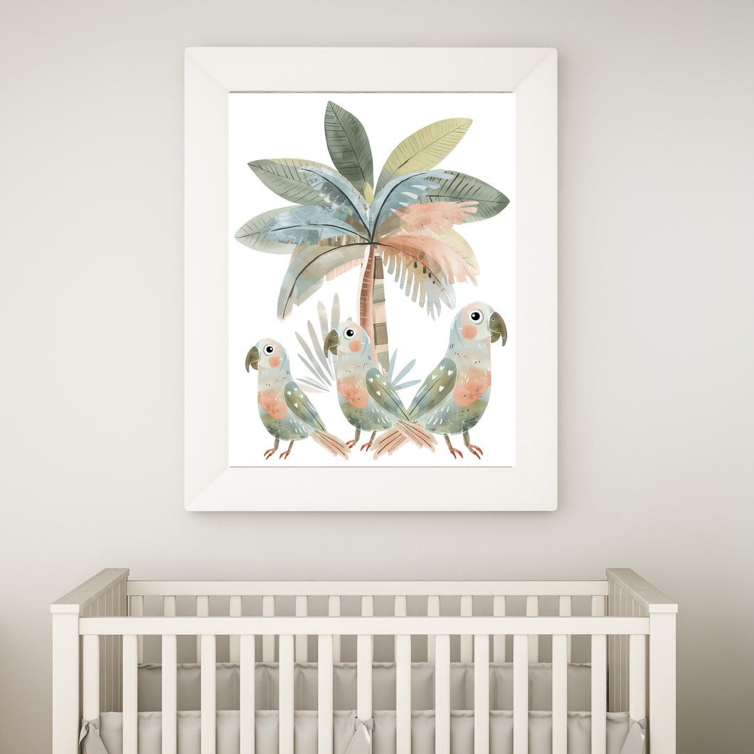 Safari Birds Wall Art