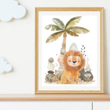 Load image into Gallery viewer, Safari Lion Wall Art
