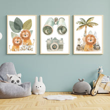 Load image into Gallery viewer, Safari Lion Wall Art
