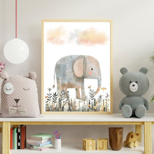 Load image into Gallery viewer, Safari Elephant Wall Art
