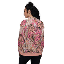 Load image into Gallery viewer, Blush Protea Bomber Jacket
