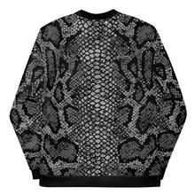 Load image into Gallery viewer, Snakeskin Unisex Bomber Jacket
