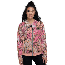 Load image into Gallery viewer, Blush Protea Bomber Jacket
