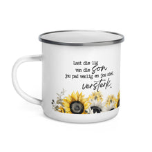 Load image into Gallery viewer, Laat die lig Enamel Mug
