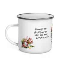 Load image into Gallery viewer, Dankbaar Protea Enamel Mug
