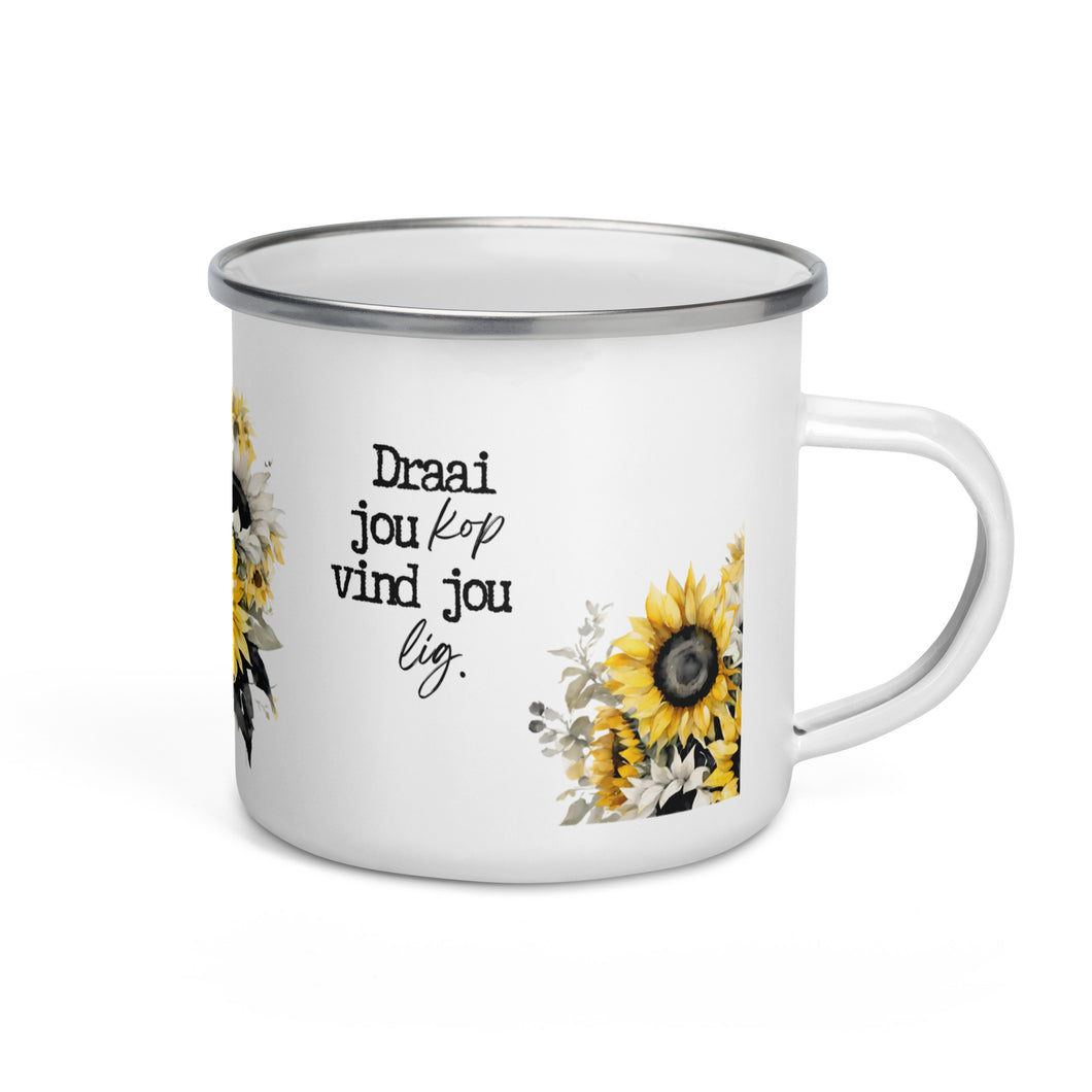 Vind jou lig Enamel Mug