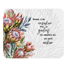 Load image into Gallery viewer, Geloof Protea Mouse pad
