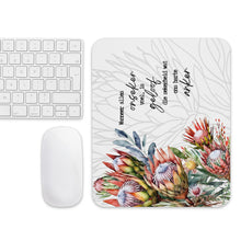 Load image into Gallery viewer, Geloof Protea Mouse pad
