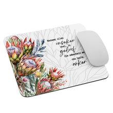 Load image into Gallery viewer, Geloof Protea Mouse pad
