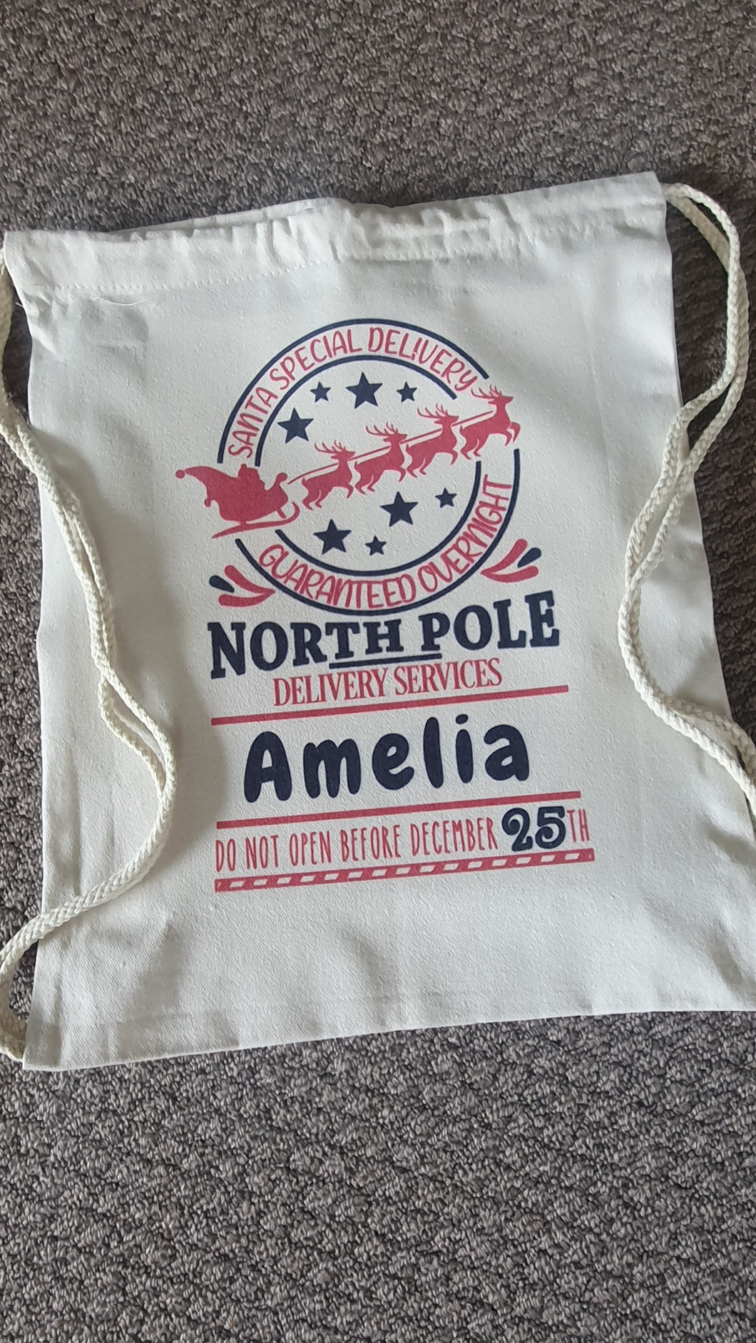 Personalized Santa Sacks