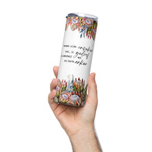 Load image into Gallery viewer, Geloof Protea Stainless steel tumbler
