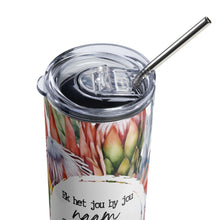 Load image into Gallery viewer, Jy is Myne Protea Stainless steel tumbler
