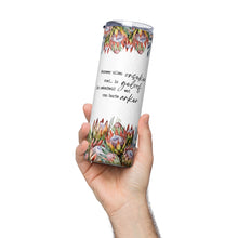 Load image into Gallery viewer, Geloof Protea Stainless steel tumbler
