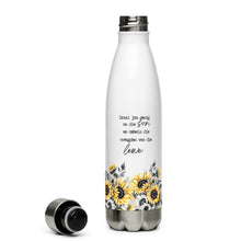 Load image into Gallery viewer, Gesig na die Son Stainless steel water bottle
