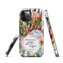 Load image into Gallery viewer, Jy is Myne Protea Tough Case for iPhone®
