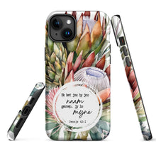 Load image into Gallery viewer, Jy is Myne Protea Tough Case for iPhone®
