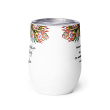 Load image into Gallery viewer, Geloof Protea Wine tumbler
