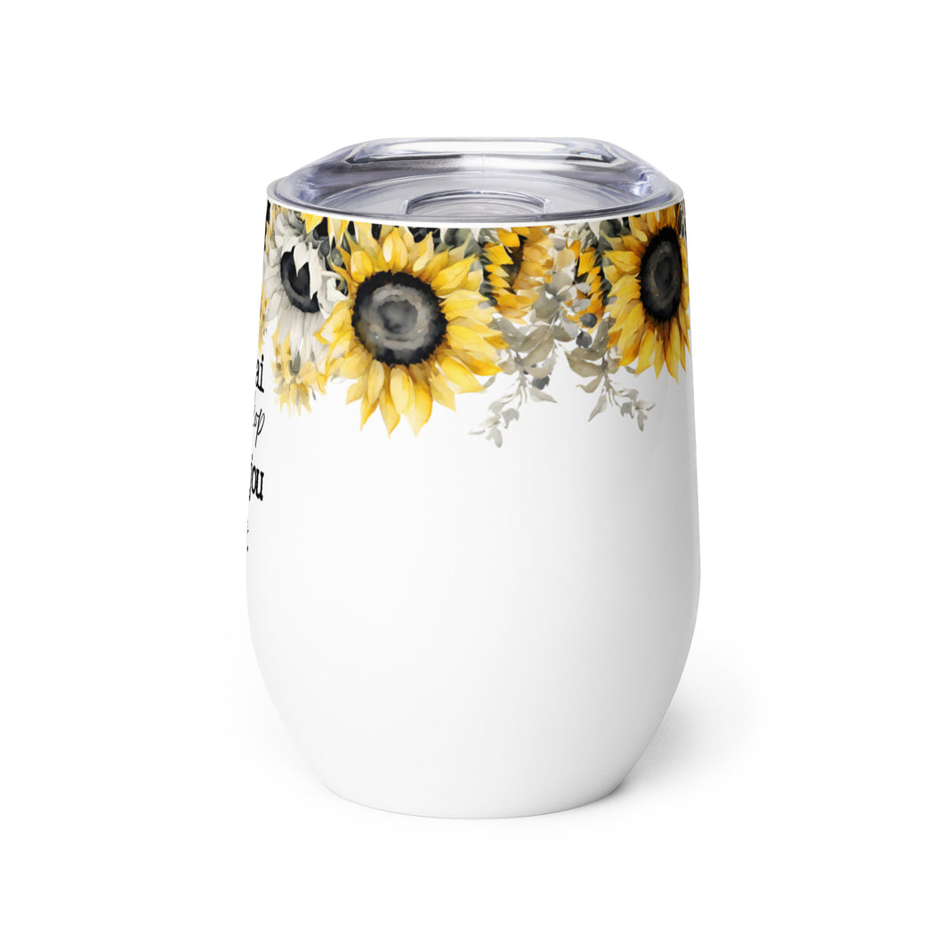 Sonneblom lig Wine tumbler