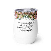 Load image into Gallery viewer, Geloof Protea Wine tumbler
