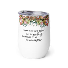 Load image into Gallery viewer, Geloof Protea Wine tumbler
