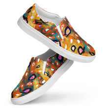 Load image into Gallery viewer, African Leopard Inspired Women’s slip-on canvas shoes
