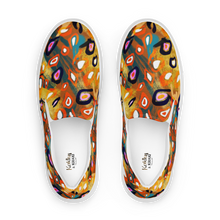 Load image into Gallery viewer, African Leopard Inspired Women’s slip-on canvas shoes
