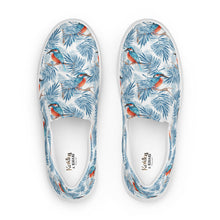 Load image into Gallery viewer, Kingfisher Women’s slip-on canvas shoes
