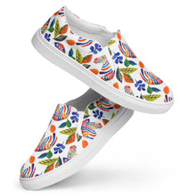 Load image into Gallery viewer, Funky Zebra Women’s slip-on canvas shoes
