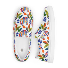 Load image into Gallery viewer, Funky Zebra Women’s slip-on canvas shoes
