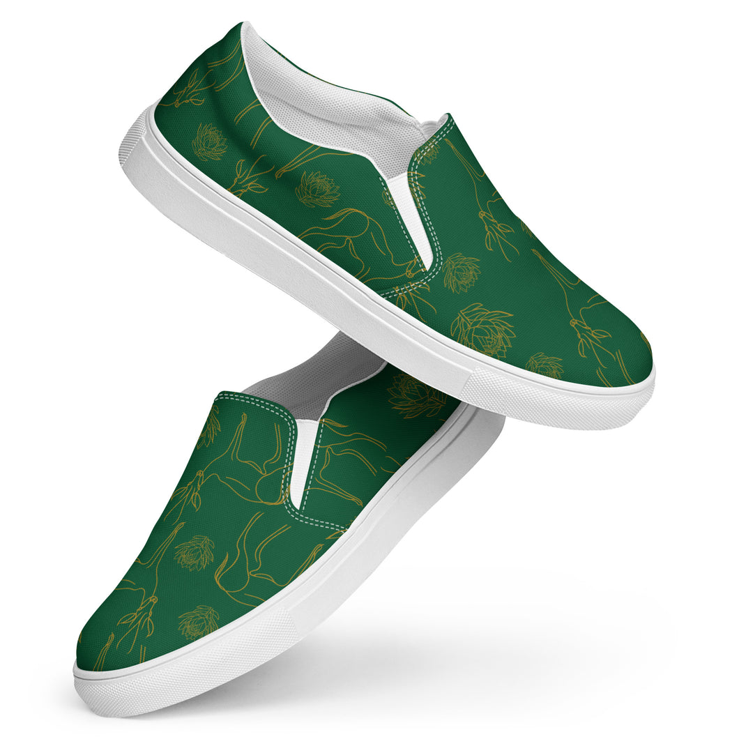 Springbokkie slip-on canvas shoes