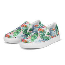 Load image into Gallery viewer, Strelitzia Green Women’s slip-on canvas shoes
