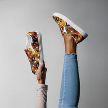 Load image into Gallery viewer, African Leopard Inspired Women’s slip-on canvas shoes
